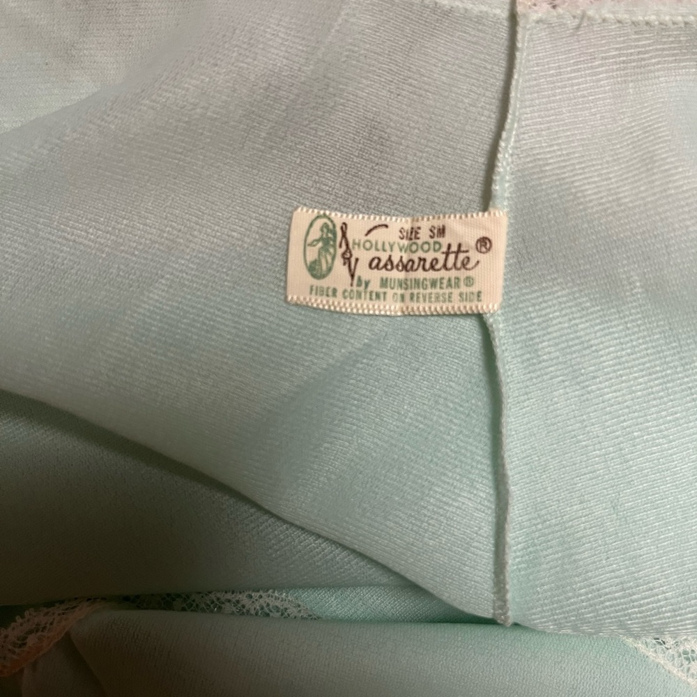 Vassarette Hollywood by Munsingwear ~ Small ~ Blue ~ Sexy Babydoll Lingerie - Picture 12 of 15